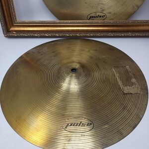 Pulse Gold-Finish Brass Cymbal with Lathed Surface